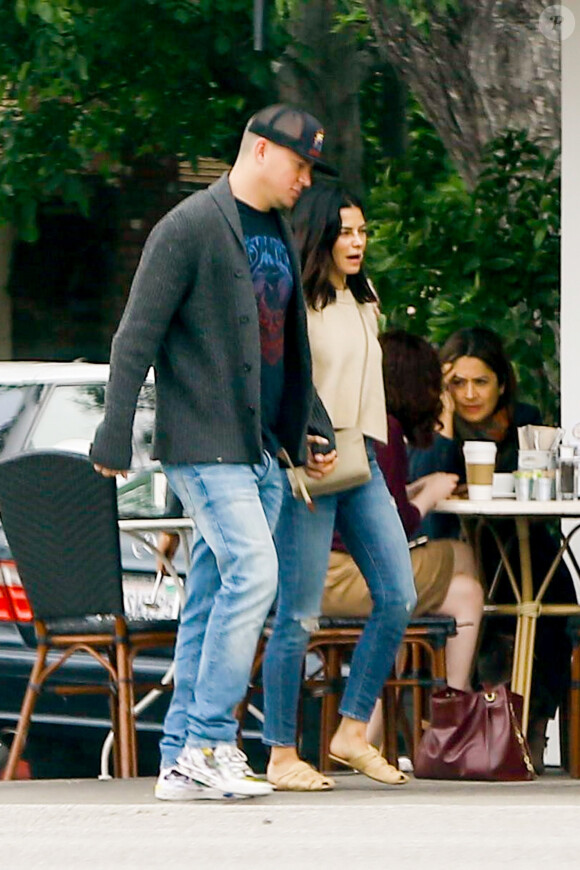 Channing Tatum et Jenna Dewan sortent d'un petit déjeuner chez Sweet Butter Kitchen à Studio City le 31 mai 2017.