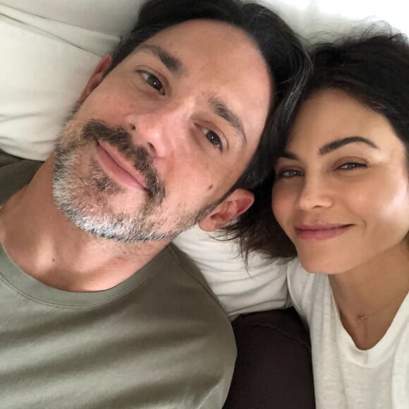 Jenna Dewan et son compagnon comédien Steve Kazee, sur Instagram, le 30 octobre 2019. Le couple attend son premier enfant.