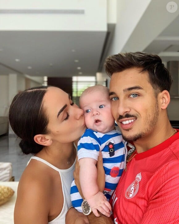 Jazz et Laurent avec leur fils Cayden, sur Instagram, le 20 mai 2019