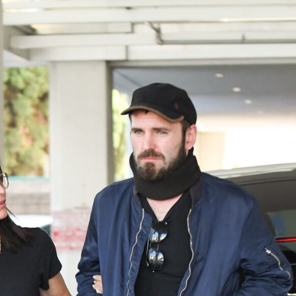 Exclusif - Courteney Cox et son compagnon Johnny McDaid sont allés faire du shopping chez "James Perse" à Los Angeles, le 26 juin 2019.