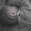 Photo du bébé d'Aude sur Instagram, le 06 octobre 2019.