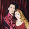 Archives - Damien Sargue et Cécilia Cara à la soirée "Roméo et Juliette" à Paris. Le 16 novembre 2000.