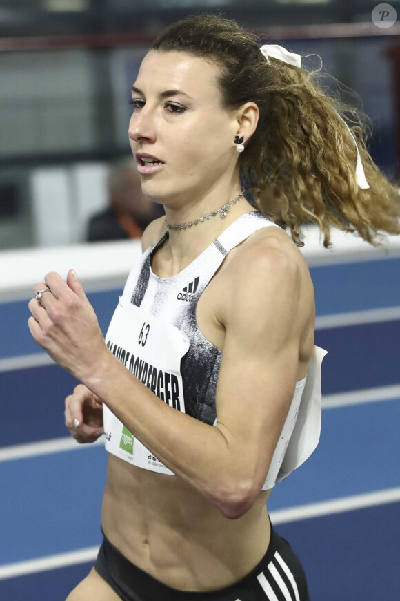Ophélie Claude-Boxberger lors du 3000 M. à Eaubonne. Le 12 février 2019 © Gwendoline Le Goff / Panoramic / Bestimage