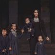 Kim Kardashian et ses quatre enfants Saint, North, Psalm et Chicago en Arménie. Octobre 2019.