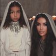 Kim Kardashian, baptisée en Arménie au côté de sa fille North. Le 10 octobre 2019 sur Instagram.
