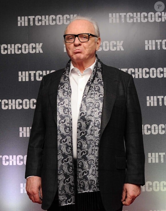 Anthony Hopkins - Premiere du film "Hitchcock" a Londres, le 9 décembre 2012.