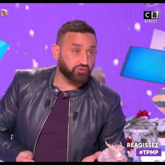Cyril Hanouna dans "Touche pas à mon poste", le 4 décembre 2019, sur Instagram