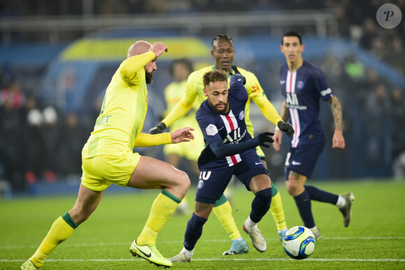 Match de Ligue 1 Paris Saint-Gemain - FC Nantes au Parc des Princes. Paris, le 4 décembre 2019.