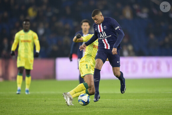 Match de Ligue 1 Paris Saint-Gemain - FC Nantes au Parc des Princes. Paris, le 4 décembre 2019.