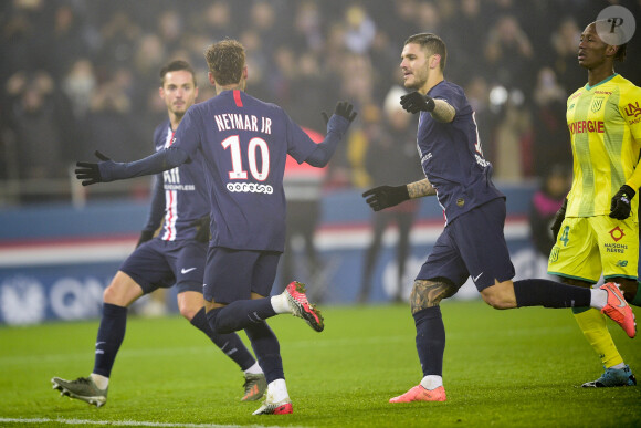 Match de Ligue 1 Paris Saint-Gemain - FC Nantes au Parc des Princes. Paris, le 4 décembre 2019.
