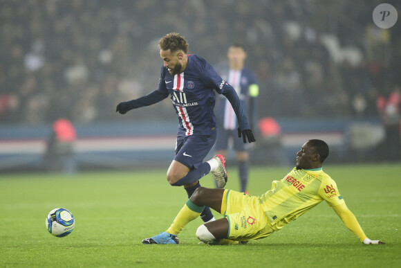 Match de Ligue 1 Paris Saint-Gemain - FC Nantes au Parc des Princes. Paris, le 4 décembre 2019.