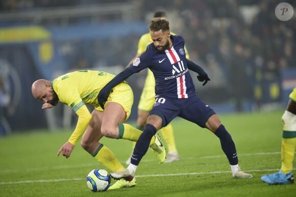 Match de Ligue 1 Paris Saint-Gemain - FC Nantes au Parc des Princes. Paris, le 4 décembre 2019.