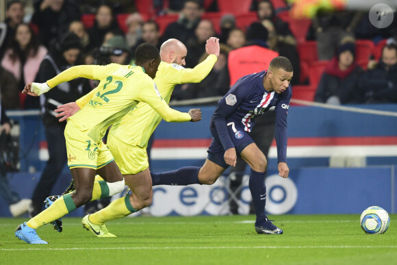 Match de Ligue 1 Paris Saint-Gemain - FC Nantes au Parc des Princes. Paris, le 4 décembre 2019.