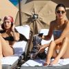 Kendall Jenner, Bella Hadid, Kourtney Kardashian, Joan Smalls et des amis profitent d'une journée ensoleillée à Miami. Le 4 décembre 2019.
