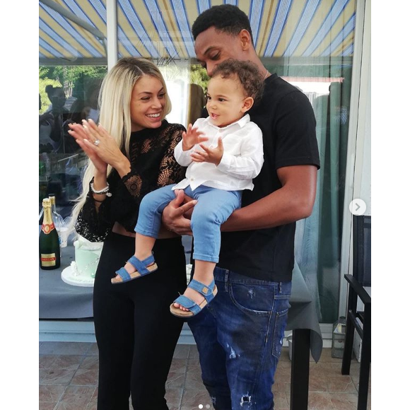 Mélanie Da Cruz et Anthony Martial ont célébré le premier anniversaire de leur fils Swan, le 27 juillet 2019 à Itteville, en Essonne.