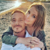 Elodie de "Mariés au premier regard 3" avec son chéri au Cap d'Agde, le 29 juin 2019