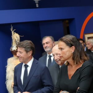 Exclusif - Christian Estrosi, le maire de Nice, et la princesse Stéphanie de Monaco durant le vernissage de l'exposition Le Cercle Enchanté, Collections du Docteur Alain Frère, au musée Masséna à Nice le 7 novembre 2019. © Olivier Huitel/PRM/Bestimage