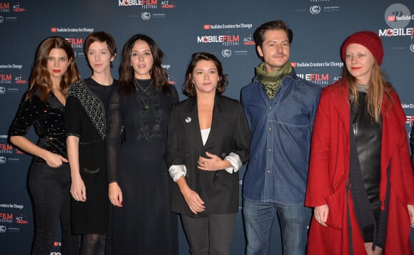 Juana Acosta, Sara Giraudeau, guest, Emma de Caunes, guest, - Photocall du "Mobile Film Festival" au cinéma MK2 à Paris le 3 décembre 2019. © Veeren/Bestimage