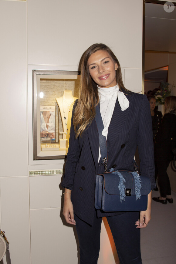 Exclusif - Camille Cerf (Miss France 2015) - Réouverture de la boutique de joaillerie "Korloff", rue de la Paix à Paris le 24 octobre 2019. © Jack Tribeca/Bestimage