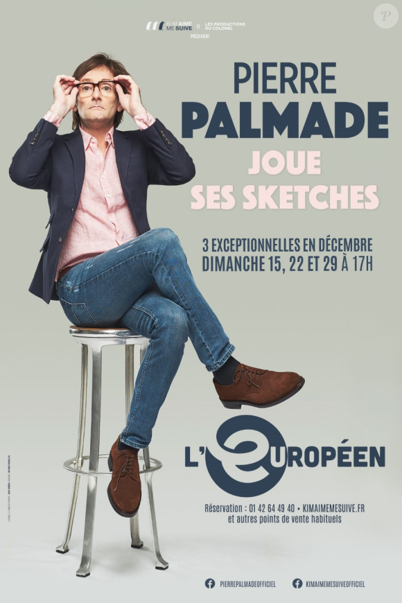 Pierre Palmade à l'Européen, à Paris, les 15, 22 et 29 décembre 2019.