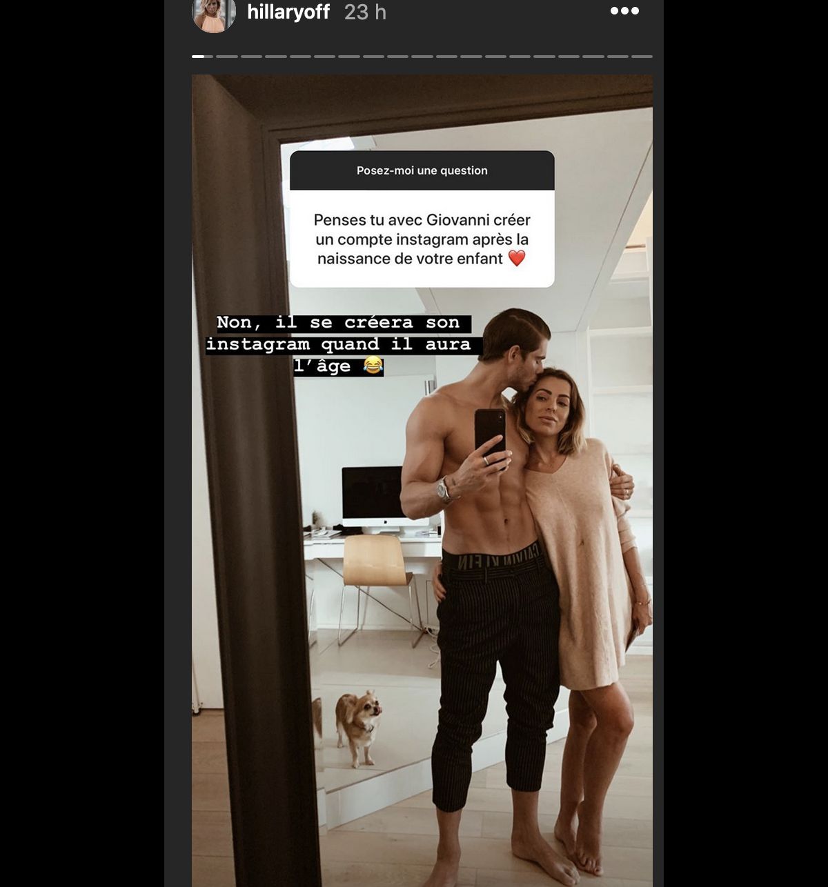 Hillary Des Ch Tis Enceinte Un Compte Instagram Pour Son Enfant Sa Reponse Purepeople