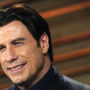 John Travolta - Soirée Oscars Vanity Fair à Los Angeles le 2 mars 2014.