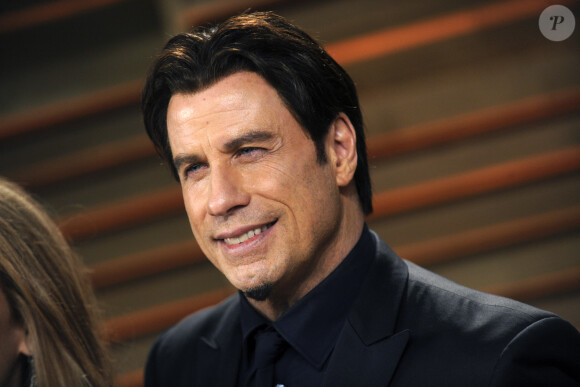 John Travolta - Soirée Oscars Vanity Fair à Los Angeles le 2 mars 2014.