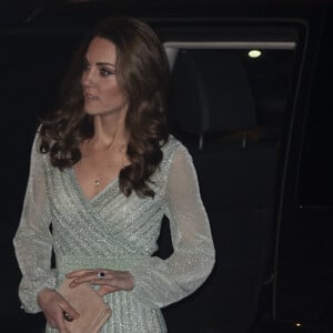 Kate Middleton (en robe Missoni) à une réception au Belfast Empire Hall, Irlande du Nord le 27 février 2019.