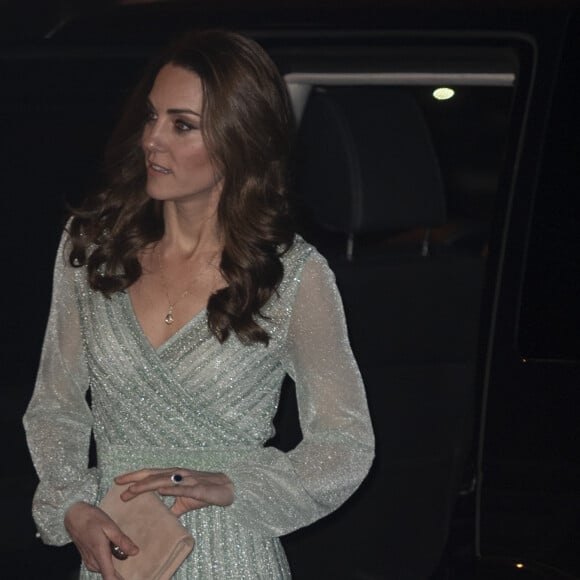 Kate Middleton (en robe Missoni) à une réception au Belfast Empire Hall, Irlande du Nord le 27 février 2019.