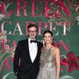 Colin Firth et sa femme Livia Giuggioli Firth lors de la cérémonie des Green Carpet Fashion Awards au théâtre La Scala lors de la fashion week à Milan, le 22 septembre 2019.