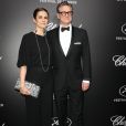 Colin Firth et sa femme Livia Giuggioli - Photocall de la soirée du trophée Chopard lors du 72ème Festival International du Film de Cannes le 20 mai 2019. © Olivier Borde/Bestimage