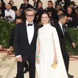 Colin Firth et sa femme Livia Giuggioli - Les célébrités arrivent à l'ouverture de l'exposition Heavenly Bodies: Fashion and the Catholic Imagination à New York, le 7 mai 2018