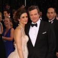 Colin Firth et sa femme Livia aux Oscars en 2011.