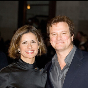 Colin Firth et sa femme Livia en 2007 au Festival de cinéma de Londres.