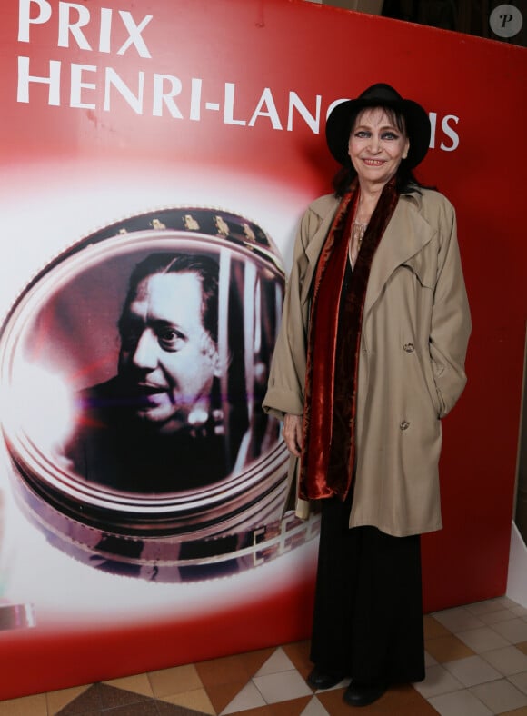 Exclusif - Anna Karina lors de la clôture des "Rencontres Internationales du Cinéma" et de la remise du prix Henri-Langlois à Vincennes le 3 février 2014.