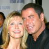 John Travolta et Olivia Newton-John lors des 90 ans de Paramount Home Entertainment le 25 septembre 2002.