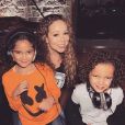 Mariah Carey et ses enfants  Monroe et Moroccan. Instagram. Le 28 juillet 2019. 