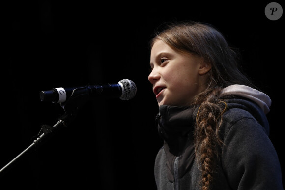Greta Thunberg - Manifestation contre le changement climatique à Madrid le 6 décembre 2019.