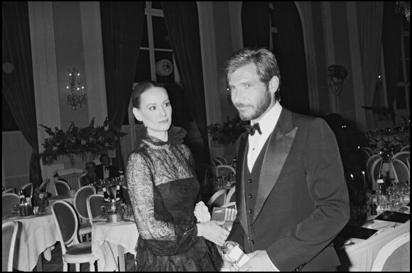 Claudine Auger et Harrison Ford au Festival du film américain de Deauville en 1981.