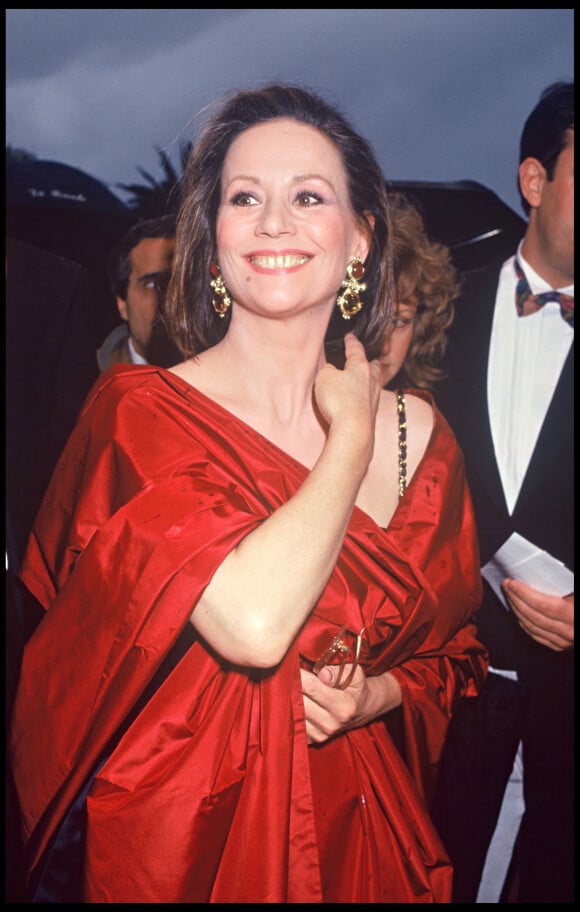 Claudine Auger au Festival de Cannes en 1991.
