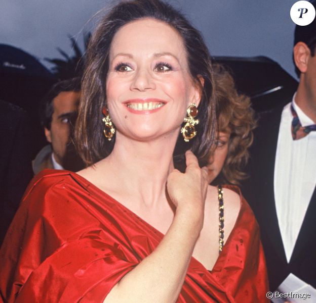 Claudine Auger au Festival de Cannes en 1991.