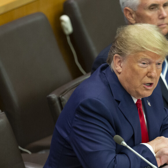 Donald Trump lors de la 74ème assemblée générale de l'ONU à New-York le 23 Septembre 2019.