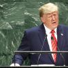 Donald Trump à la tribune lors de la 74ème assemblée générale de l'ONU à New York, le 24 septembre 2019.