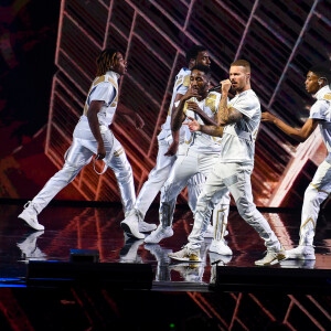 M Pokora en concert au Palais Nikaia à Nice dans le cadre de sa tournée Pyramide Tour le 15 novembre 2019. © Lionel Urman / Bestimage