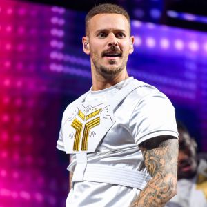 M Pokora en concert au Palais Nikaia à Nice dans le cadre de sa tournée Pyramide Tour le 15 novembre 2019. © Lionel Urman / Bestimage