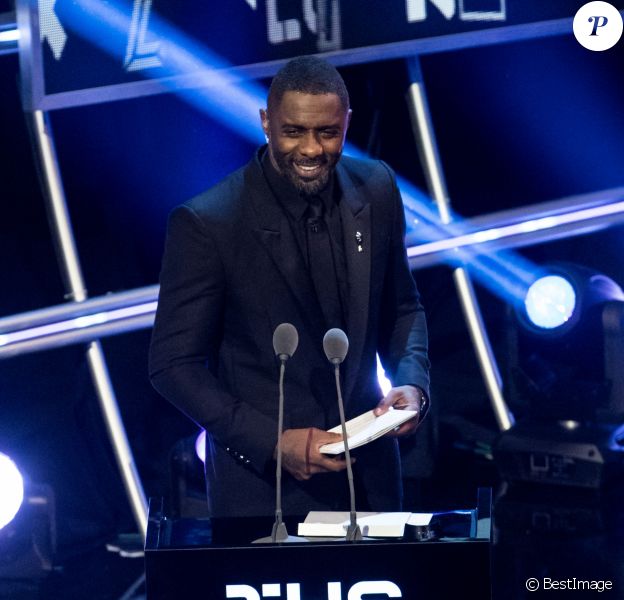 Idris Elba lors de la cérémonie des Trophées FIFA Football Awards 2018 au Royal Festival Hall à Londres, Royaume Uni, le 25 septembre 2018. © Cyril Moreau/Bestimage