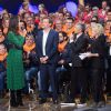 Vaimalama Chaves, Jean Paul Rouve, Nagui, Sophie Davant - Deuxième jour de la 33ème édition du Téléthon au Parc de la Villette à Paris le 7 décembre 2019. © Tiziano Da Silva/Bestimage