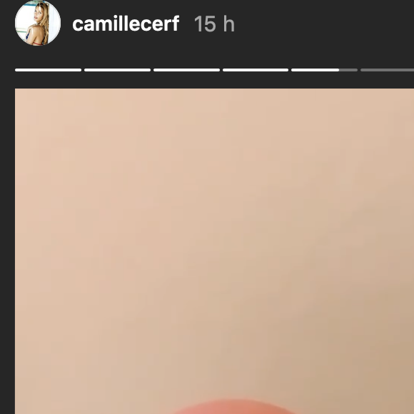 Camille Cerf parle de sa mauvaise pédicure en Insta Story - 22 décembre 2019