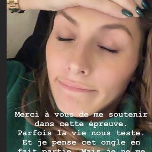 Camille Cerf parle de sa mauvaise pédicure en Insta Story - 22 décembre 2019