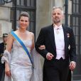 La princesse Märtha Louise de Norvège et Ari Behn, son mari de 2002 à 2017, le 13 juin 2015 à Stockholm pour le mariage du prince Carl Philip de Suède et de Sofia Hellqvist. Ari Behn s'est suicidé le 25 décembre 2019, se donnant la mort à l'âge de 47 ans. Il était père de trois filles avec Märtha Louise.